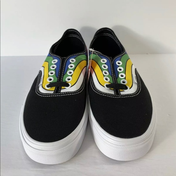 Vans Authentic Refract Rainbow Black Sneakers - Picture 4 of 6
